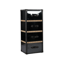 Тумбы Onyx 4 Drawers Black Gloss