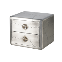 Прикроватная тумба Aviator Cipher Aluminum Finish
