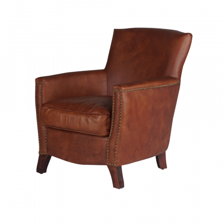 Каминные в стиле лофт – Кресло elegance, leather seat