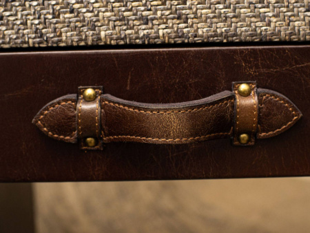 Коллекция Loft - Столы в стиле лофт – Офисный стол traveler, leather and rattan