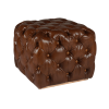 Коллекция Loft в стиле лофт – Пуф chesterfield, buttoned leather