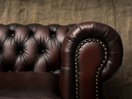 Двухместные в стиле лофт – Двухместный диван steampunk quilted leather