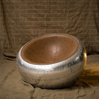 Кресло hemisphere, aluminum finish
