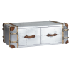 Коллекция Loft - Столы в стиле лофт – Офисный стол traveler, leather and rattan