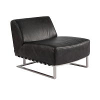 кресло minimalist base polished steel