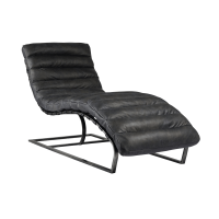 Шезлонг nomad black, steel frame