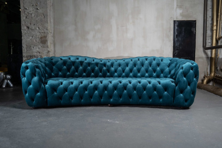 Диваны в гостиную в стиле лофт – Трехместный диван velvet lagoon 4 seater