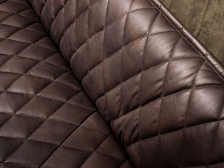 Двухместные в стиле лофт – Двухместный диван diplomat, black leather