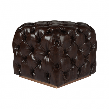Коллекция Loft в стиле лофт – Пуф chesterfield, buttoned leather
