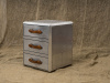 Все тумбы в стиле лофт – Тумба Pilot Aluminum 3 Drawer в прихожие