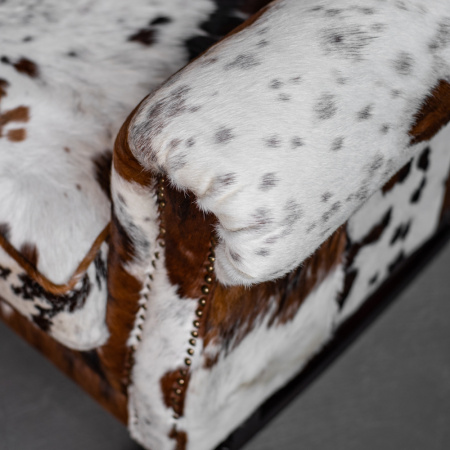 Дизайнерские кресла в стиле лофт – Кресло качалка Cowhide Cozy Rocker