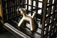 Декоративная фигура Aluminum Dog Interior Decor