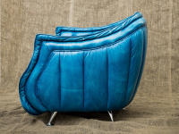 Кресло siesta blue, shabby leather