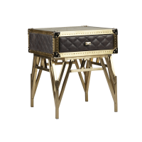 Прикроватная тумба Gothic Brass Golden Steel
