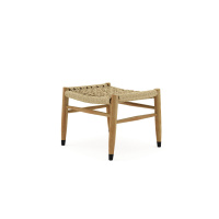 Табурет плетеный Macrame Wood Base