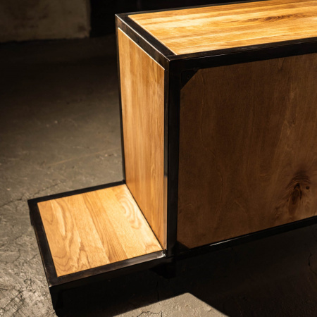 Все тумбы в стиле лофт – тумба-консоль wooden cage