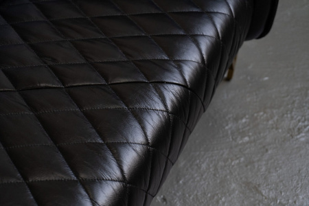 Двухместные в стиле лофт – Двухместный диван diplomat, black leather