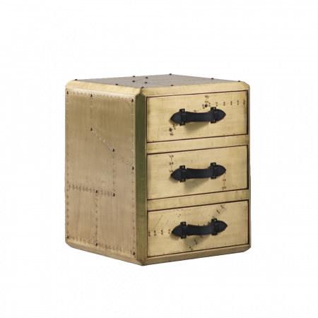 Все тумбы в стиле лофт – Тумба Pilot Aluminum 3 Drawer в прихожие
