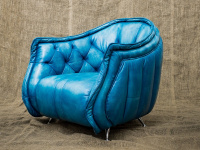 Кресло siesta blue, shabby leather