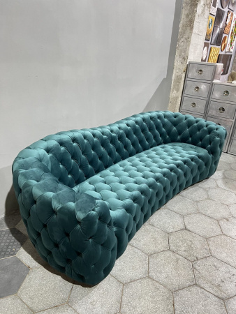 Диваны в гостиную в стиле лофт – Трехместный диван velvet lagoon 4 seater