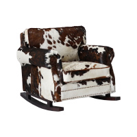 Кресло качалка Cowhide Cozy Rocker