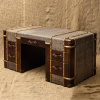 Коллекция Loft - Столы в стиле лофт – Офисный стол traveler, leather and rattan