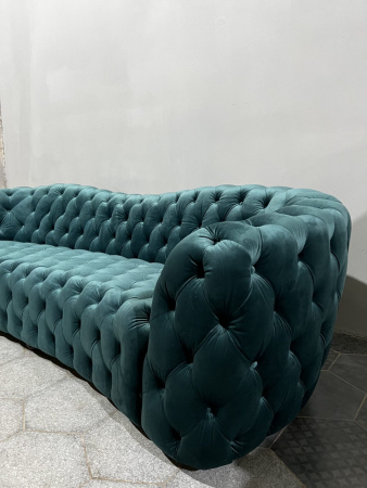 Диваны в гостиную в стиле лофт – Трехместный диван velvet lagoon 4 seater