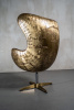 3D-модели мебели в стиле лофт – Кресло-яйцо brass egg rotating