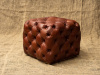 Коллекция Loft в стиле лофт – Пуф chesterfield, buttoned leather