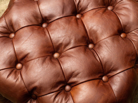 Коллекция Loft в стиле лофт – Пуф chesterfield, buttoned leather