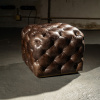 Коллекция Loft в стиле лофт – Пуф chesterfield, buttoned leather