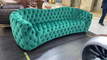 Диваны в гостиную в стиле лофт – Трехместный диван velvet lagoon 4 seater